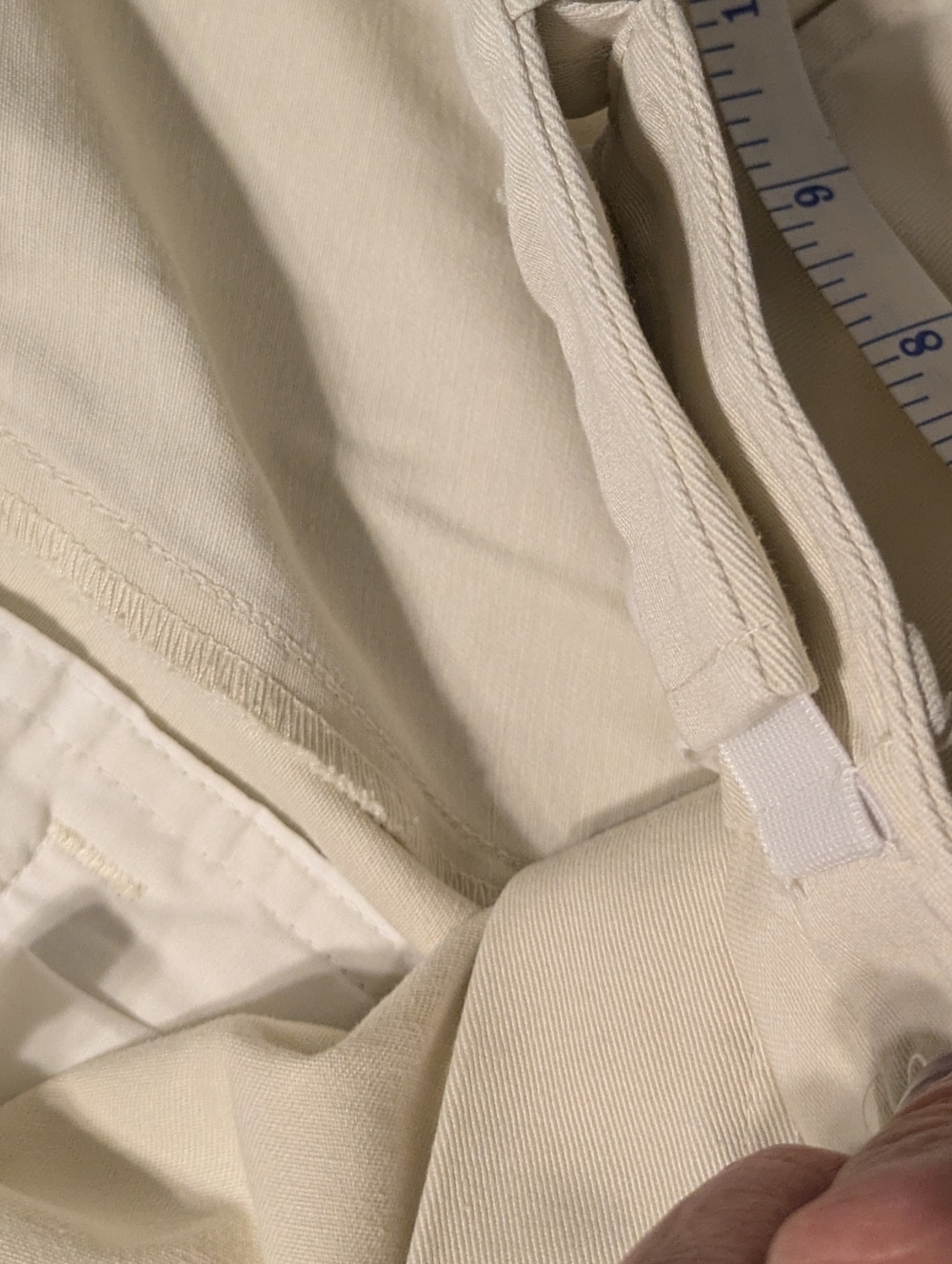 L.L. Bean Women's Bermuda Shorts - Navy and Khaki - Picture 4 of 11